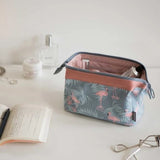 Vvsha - New Fashion Cosmetic Bag Women Waterproof Flamingo Makeup Bags Travel Organizer Toiletry Kits Portable Makeup Bags Beautician