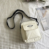 Vvsha Korean Fashion Casual Female Messenger Crossbody Bag Purse Phone Bag Canvas Bag Japan Style Girl Small Shoulder Bags
