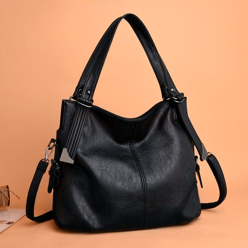 Big Capacity Tote Canvas Shoulder Bag Women Handbags Black/Khaki Color  Casual School Crossbody Shoulder Bags Female Bolsas