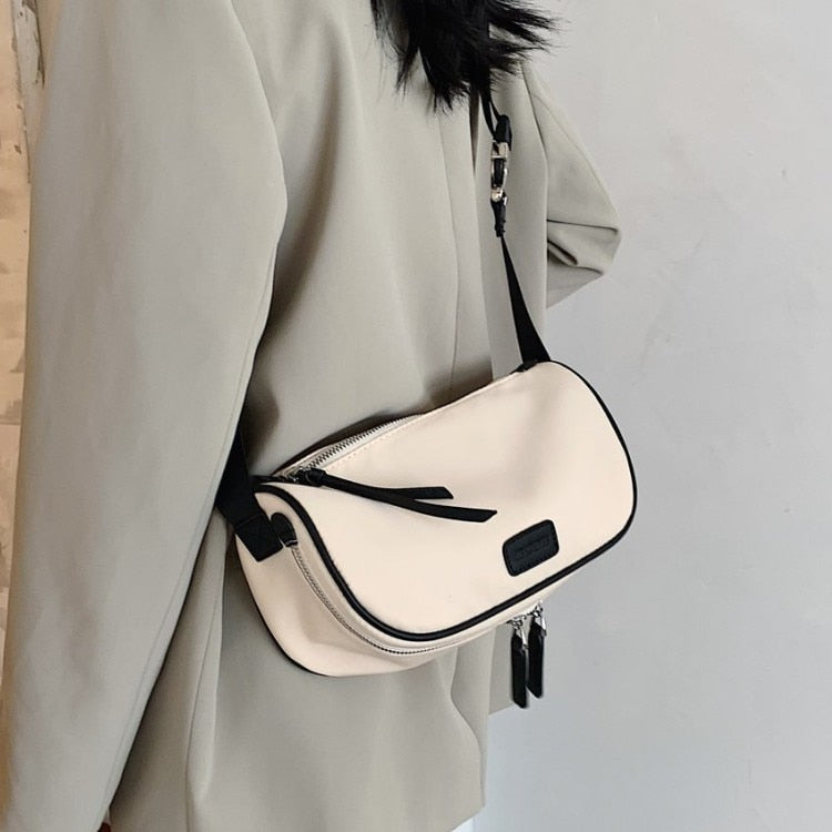 Chain women Crossbody bags small Design female Shoulder Bags High quality Casual Nylon ladies handbag and purse Light Sport Bag