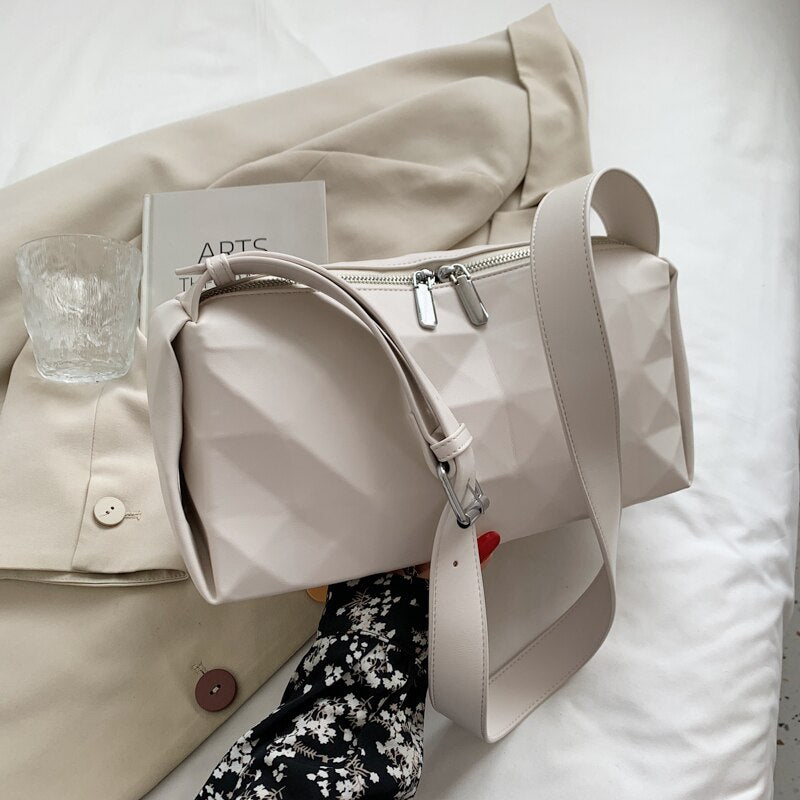 с доставкой PU Leather Bucket Crossbody Bags for Women 2021 Winter Luxury Fashion Designer Fashion Shoulder Handbags Purses