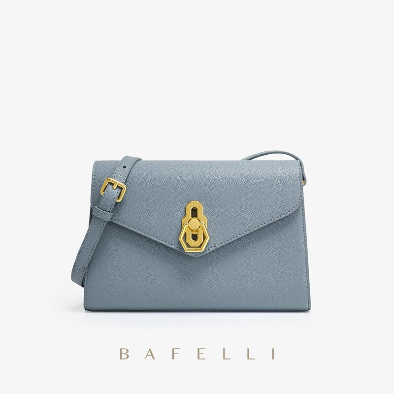 BAFELLI WOMEN'S BAG 2021 NEW FASHION DESIGNER SHOULDER HANDBAGS QUALITY UNDERARM BAG MESENGER BAG TREND сумка женская