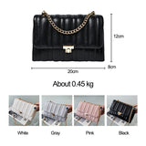 Summer Solid Color Fashion Crossbody Bags for Women 2021 Travel Shoulder Bags Woven Small PU Leather Messenger Bags Sac Epaulev