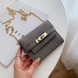 с доставкой 2021 New Lady Wallets Name Metal Lock PU Leather Short Card Holder Chain Girl Purse High Quality Brand Women wallet