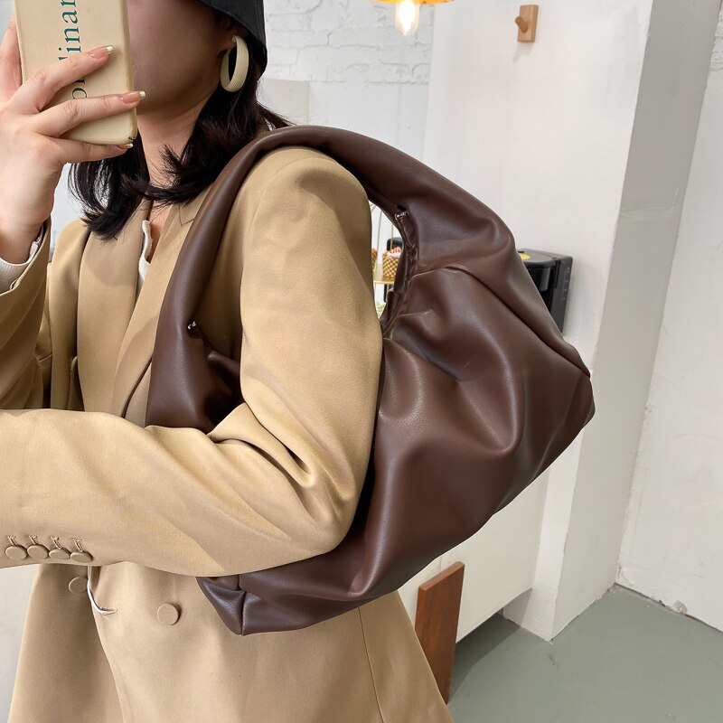 High Quality Women Pu Leather Handbags Fashion Large Capacity Ladies Shoulder Travel Bag Casual Female Big Tote Messenger Bags