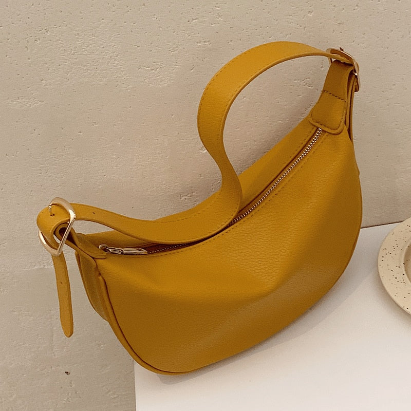 Fashion Handbags for Women Designer Crossbody Bags Lady Travel Hobos Bag  Sac A Main Vintage Soft Leather Shoulder Bag Female New