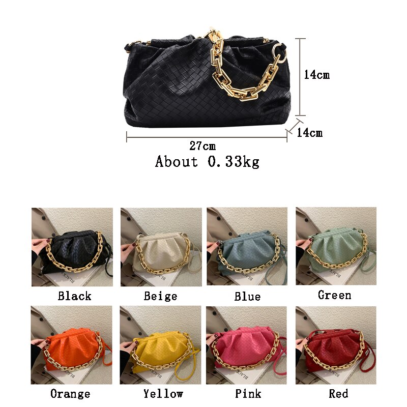 Back to College OLSITTI Brand Handbag Women's Bag Pu Leather Fashion Thick Chain Shoulder BagsTrendy Crossbody Bags For Women 2021 New Purse