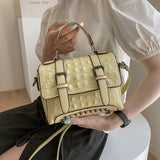 Luxury Women Small Pu Leather Handbags High Quality Ladies Rivet Purse Shoulder Bag Designer Female Crossbody Bags for Women New