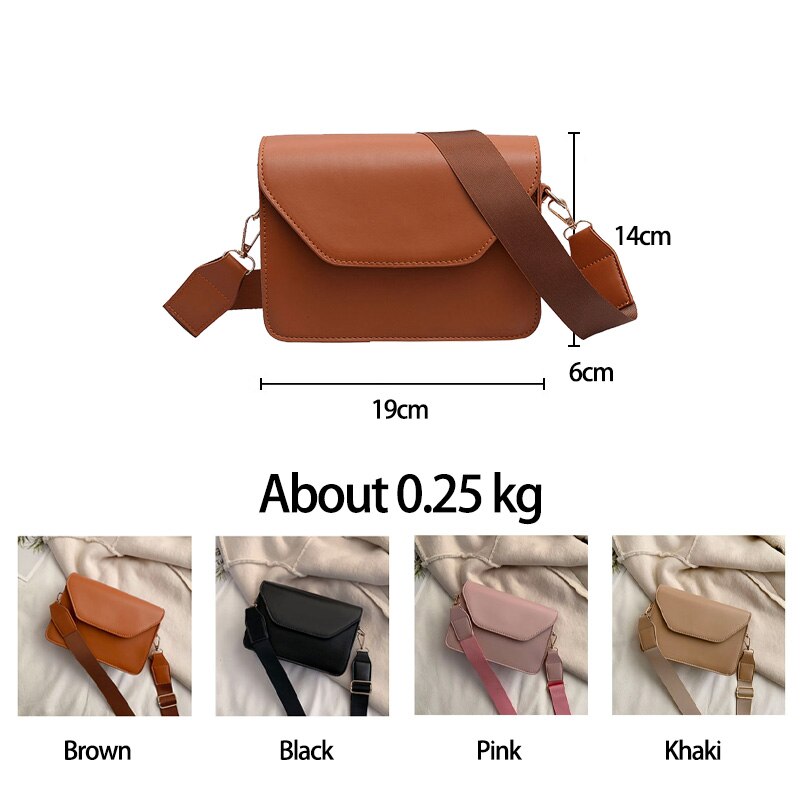 OLSITTI Fashion Flap Crossbody Bags for Women 2021 PU Leather Small Square Bag Clutches Casual Shoulder Bag Small Handbags