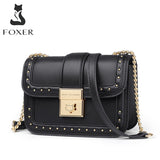 FOXER Fashion Lady Mini Shoulder Bags Cow Leather Small Cross Body Bag for Women 2020 Brand Casual Phone Purse Female Handbag