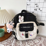 Christmas Gift Korean fashion new mini backpack Cute and Western-style women's small backpack Schoolbags specially designed for teenage girls