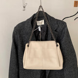 Lattice Designer Luxury Fashion Women Small Crossbody Shoulder Bags Chain PU Leather Tote Handbags for Female Branded