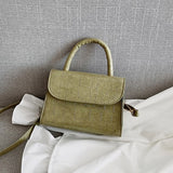 Stone Pattern Crossbody Bags For Women 2021 Solid Color PU Leather Shoulder Handbags Elegant Cross Body Hand Bag Bag Female