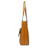 FOXER Brand Commute Lady Shoulder Bag Casual Large Capacity Women Totes Vintage Female Top-Handbag Designer Leather Handle Purse