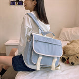 Vvsha  Back to College Women Backpacks Small Multifunctional Japanese Backpack for Teenage Girl Portable Travel Bag Female Schoolbag Lovely Laptop Bag