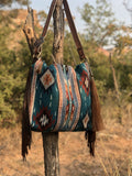 Bohemian Tassel Women Shoulder Bags Designer Handbags Luxury Canvas Crossbody Bag National Large Capacity Tote Big Shopper Bag