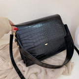 Christmas Gift Luxury Brand Female Tote bag 2021 Fashion New Quality Leather Women's Designer Handbag Crocodile pattern Shoulder Messenger Bag
