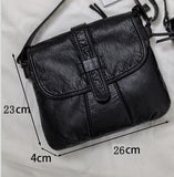 Vvsha Soft leather Women Messenger bag casual women's shoulder Crossbody bag female handbag Black bolsa feminina girl bag
