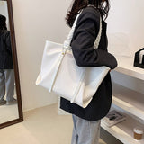 High Quality Women Pu Leather Handbags Fashion Ladies Large Capacity Shoulder Bag Casual Female Weave Big Tote Messenger Bags