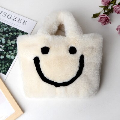 Winter New Fashion wild Personality Shoulder Bag tote Female Bag Chain Plush Handbag Messenger Bag Soft Warm Fur bag winter
