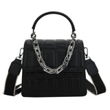 High Quality Women Small Pu Leather Chain Handbags Designer Ladies Shoulder Messenger Bags Fashion Female Tote Crossbody Bag New