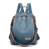 Women's backpack soft leather girl school bag luxury brand travel backpack large capacity shoulder bag 2021 summer new beige