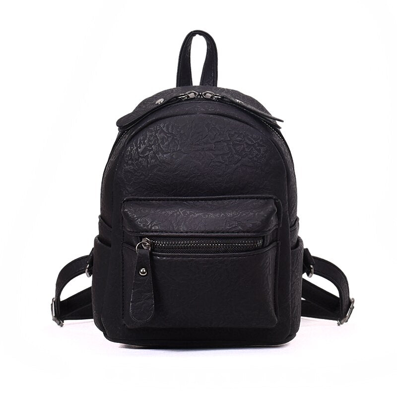 Back to College Mini Small Backpacks for Teenage Girl Women Fashion Backpack Ladies Shoulder Bags Cute PU Leather Small Women Backpack Sac A Dos