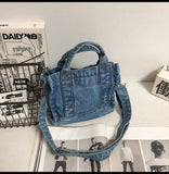 Luxury Designer Jeans Women Shoulder Bags small Casual Denim Female Crossbody Bags Fashion Lady purse and Handbags blue satchels