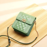 FOXER Stylish Female Phone Bags Mini Flip Totes Girl's Cow Leather Shoulder Bag Ladies Crtossbody Bags Chic Women Purse