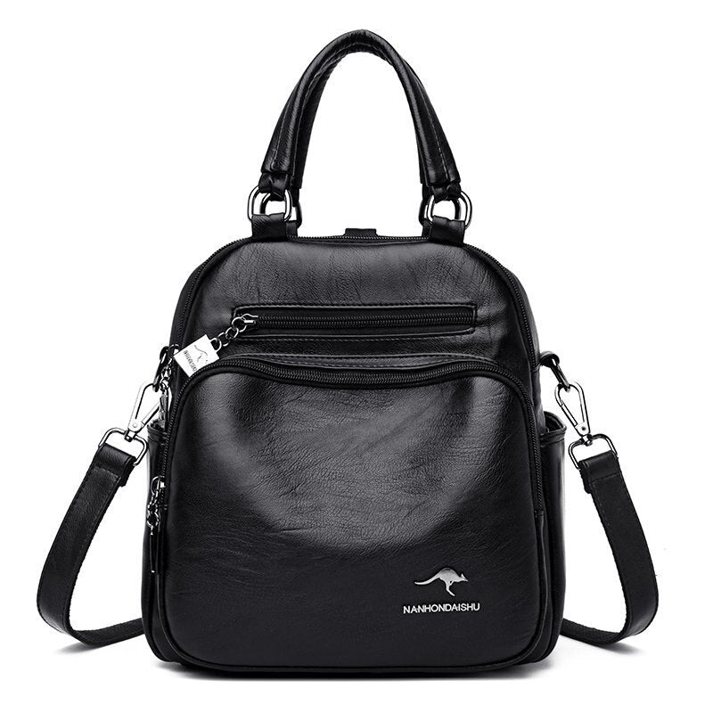 Multifunction Vintage Women Backpacks High Quality Female Back Pack Ladies Shoulder Bag Ladies Leather Travel Backpack 2020 new