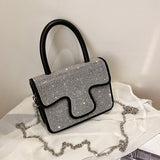 Christmas Gift Luxury Brand Diamond Tote bag 2021 Fashion New High-quality PU Leather Women's Designer Handbag Chain Shoulder Messenger Bag