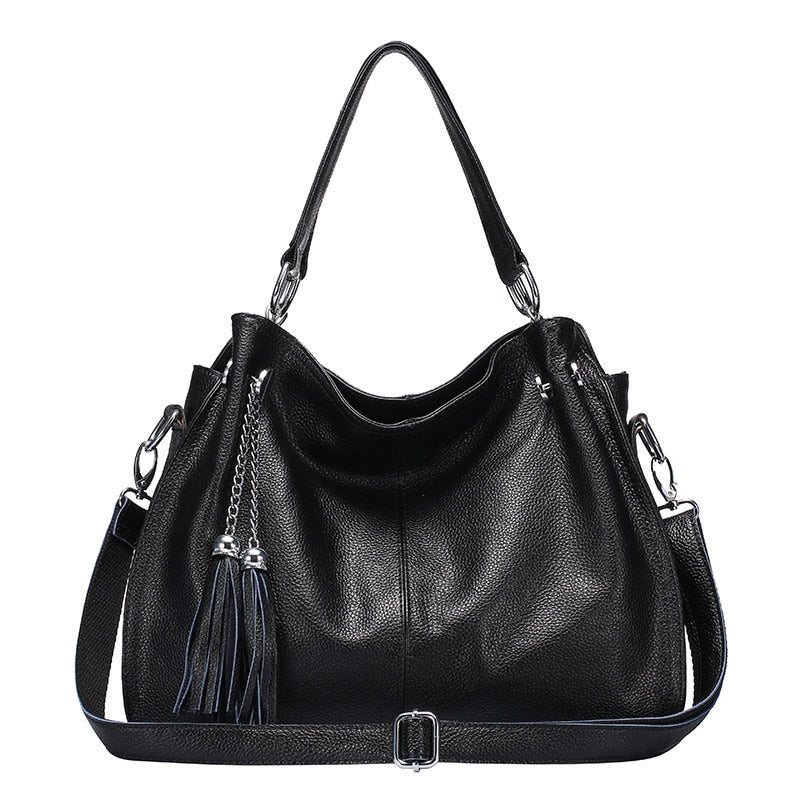 Vvsha Split Leather New Fashion Female Shoulder Messenger Bag Ladies Soft Crossbody Bags For Women Handbag Sac Fashion Tassel Bag