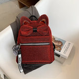 Christmas Gift DORANMI Shining Fashion Women's Backpack 2021 Luxury Brand Designed Cat Book Shoulder Back Bag Female Rucksack Mochila Bag SB602