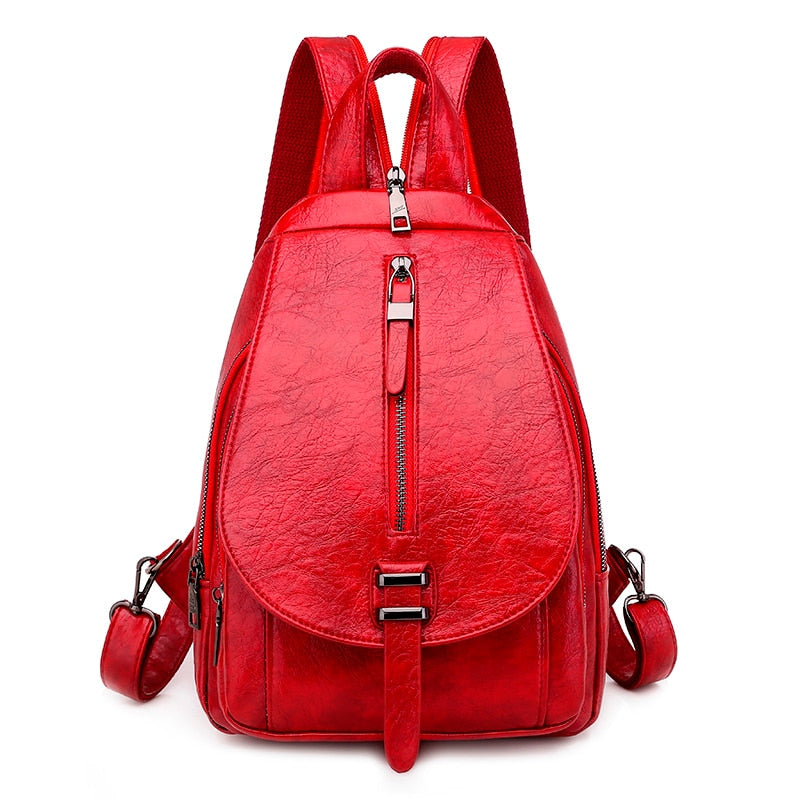2022 Travel Shoulder Bag School Backpacks For Teenage Girls Sac A Dos Women Leather Backpacks High Quality Ladies Bagpack New