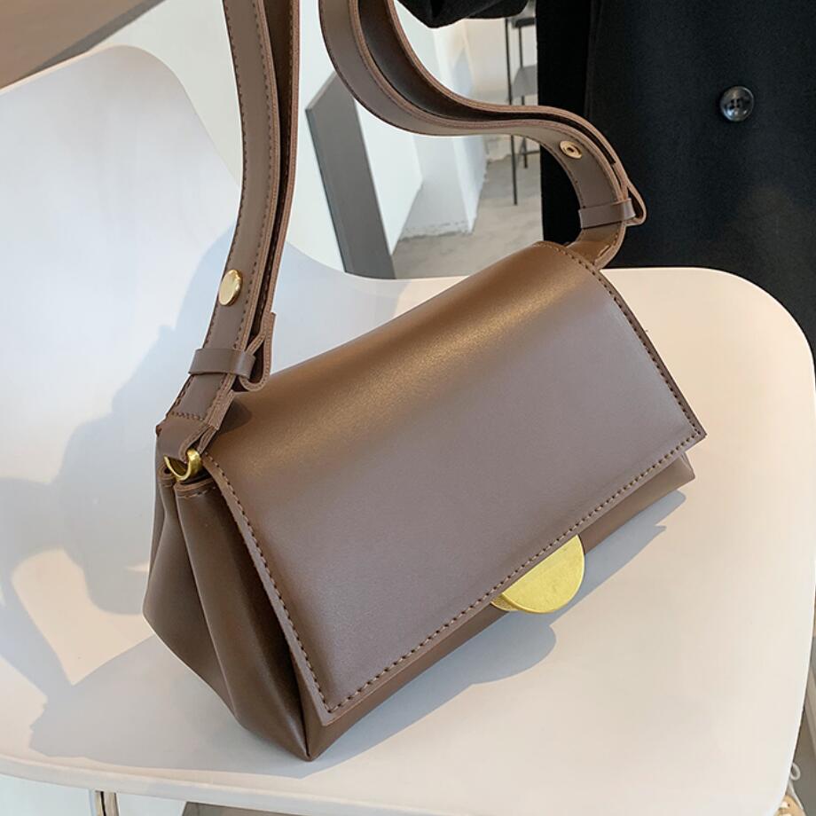 Christmas Gift Vintage Square Crossbody bag 2020 Fashion New High quality PU Leather Women's Designer Handbag Lock Shoulder Messenger Bag
