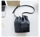 Casual Women Handbag High Quality PU leather Draw bucket Shoulder Bag small Japan Style 2022 new Ladies messenger Crossbody bag
