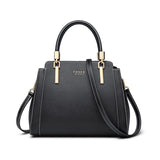 FOXER Fashion Women Handle Shoulder Bags Business Lady Commute Totes Handbags Cow Leather Crossbody Bags Female Classic Purse