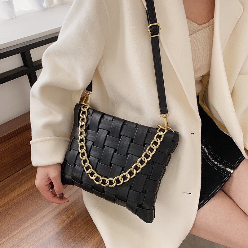 Fashion Women Small Pu Leather Shoulder Bag High Quality Ladies Chain Purses Handbags Designer Female Crossbody Bags for Women