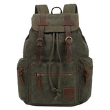 Vvsha vintage canvas Backpacks Men And Women Bags Travel Students Casual For Hiking Travel Camping Backpack Mochila Masculina