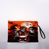 Halloween pattern cosmetic bag ladies mini cosmetic bag storage bag travel storage bag handbag