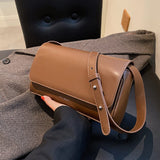 Christmas Gift Premium Texture Small Bag Female 2021 Autumn/winter New Style Messenger Bag Simple Fashion Shoulder Bag Square Bag
