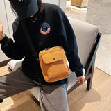 Christmas Gift 2021 Casual Fashion Women's Bag Corduroy Small Phone Pouch Classic Women Messenger Bag Solid Color Simple Shopping Tote Bag