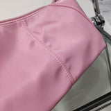 Christmas Gift [EAM] Women Spring New Black Vintage Nylon Cloth Handbag Personality All-match Crossbody Shoulder Bag Fashion Tide 2021 18A2156