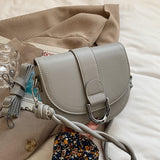 Vvsha Luxury brand Saddle bag Armpit bag 2022 New High-quality PU Leather Women's Designer Handbag Solid color Shoulder Messenger Bag