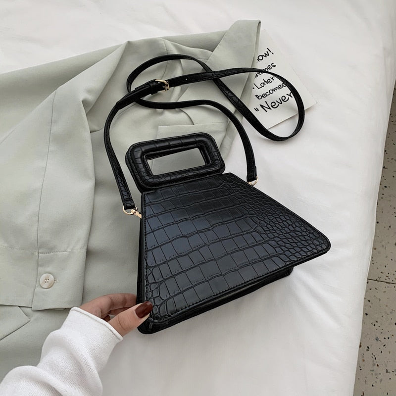 Christmas Gift Crocodile pattern Tote bag 2021 Fashion New High-quality PU Leather Women's Designer Handbag Small Travel Shoulder Messenger Bag