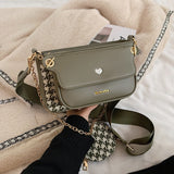 с доставкой fashion women shoulder bags designer messenger bags luxury pu leather crossbody bag lady small purse 3 bag set