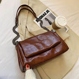 Back to College Elegant Female Flap Crossbody bag 2021 Fashion New High quality PU Leather Women's Designer Handbag Chain Shoulder Messenger Bag