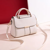 Women's Shoulder Bag British Fashion College Style PU Material Multifunctional Large Capacity Design Crossbody Bag