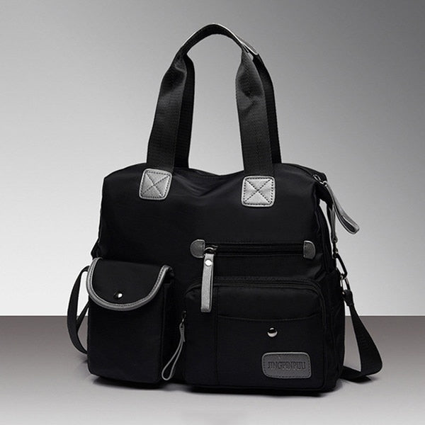 Vvsha Multifunction Luggage Handbags for Women Large Pocket Casual Tote Nylon Waterproof Crossbody Shoulder Bags Totes Bolsa Feminina