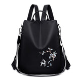 3 In 1 Anti Theft Women Backpack Durable Fabric Oxford School Shoulder Bag Pretty Style Girls Backpack Female Travel Bag bolsas